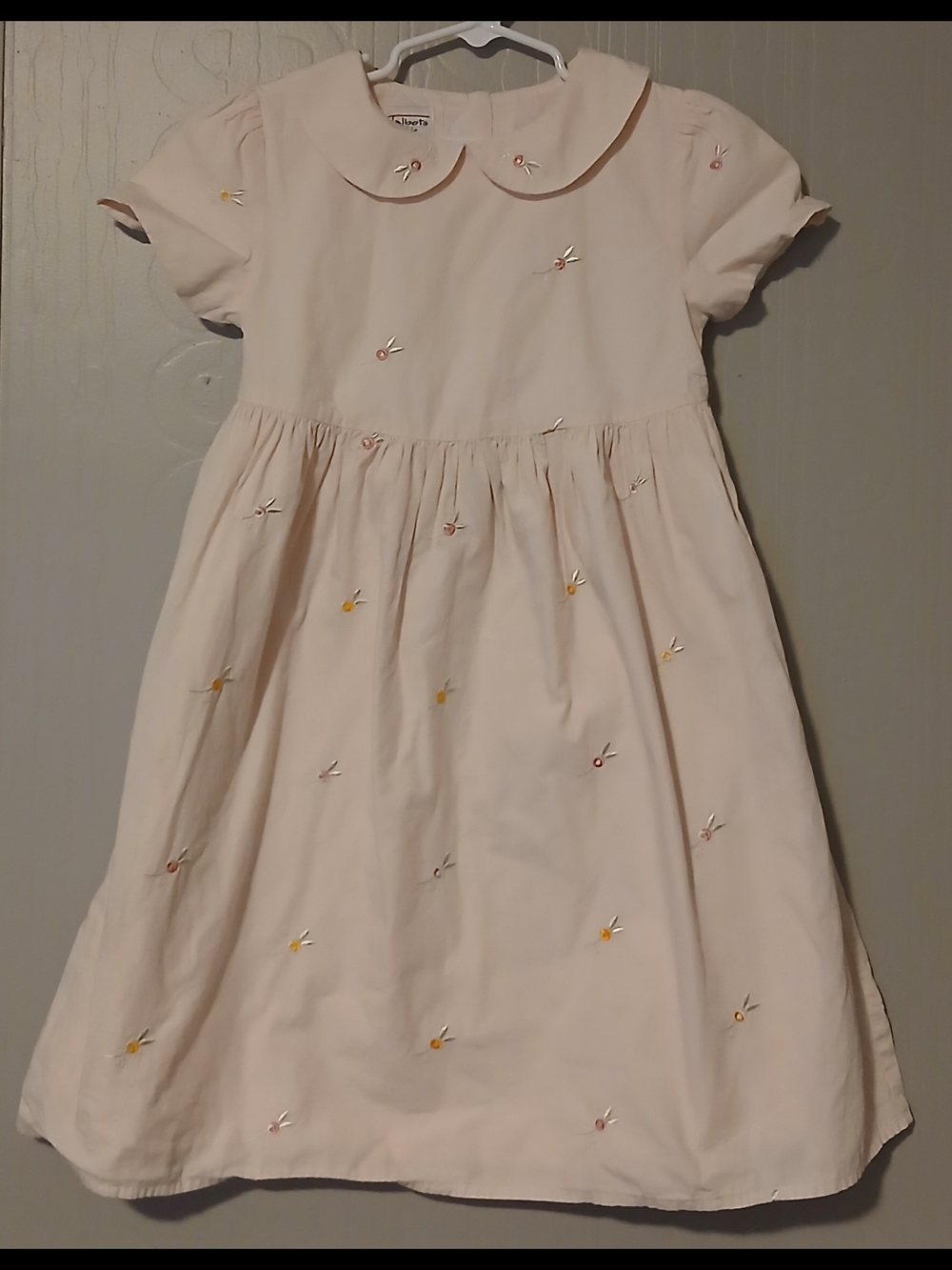 Talbots Girls Size 6 Floral Pink Dress
